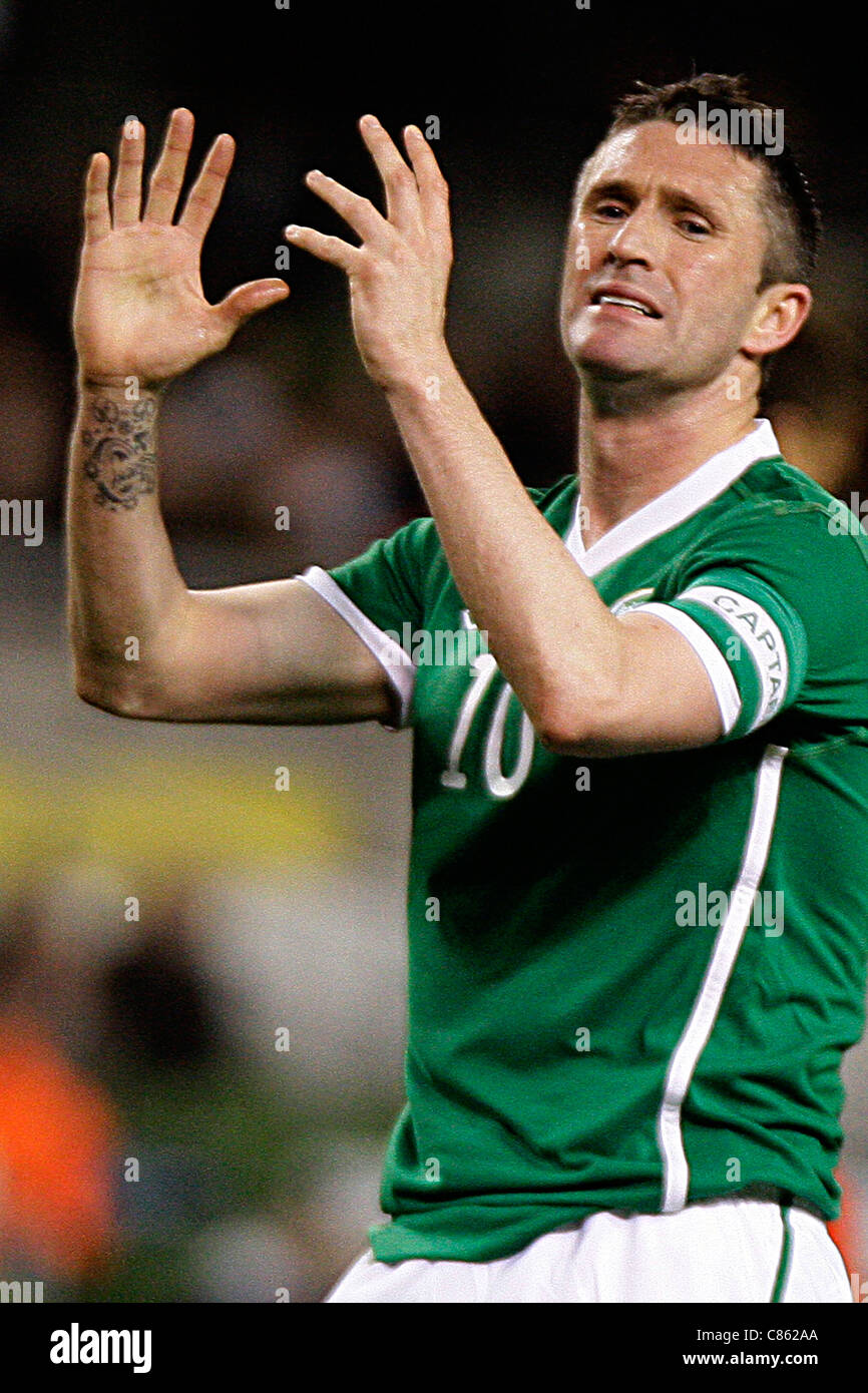 Irish Soccer Kapitän Robbie Keane Stockfoto