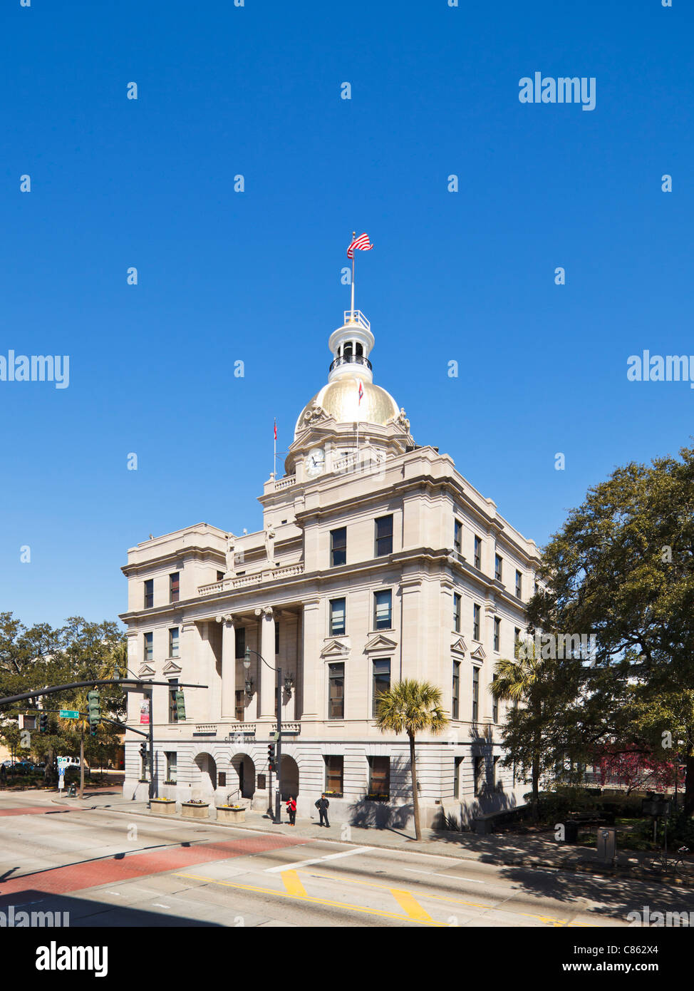 Rathaus, Savannah Stockfoto