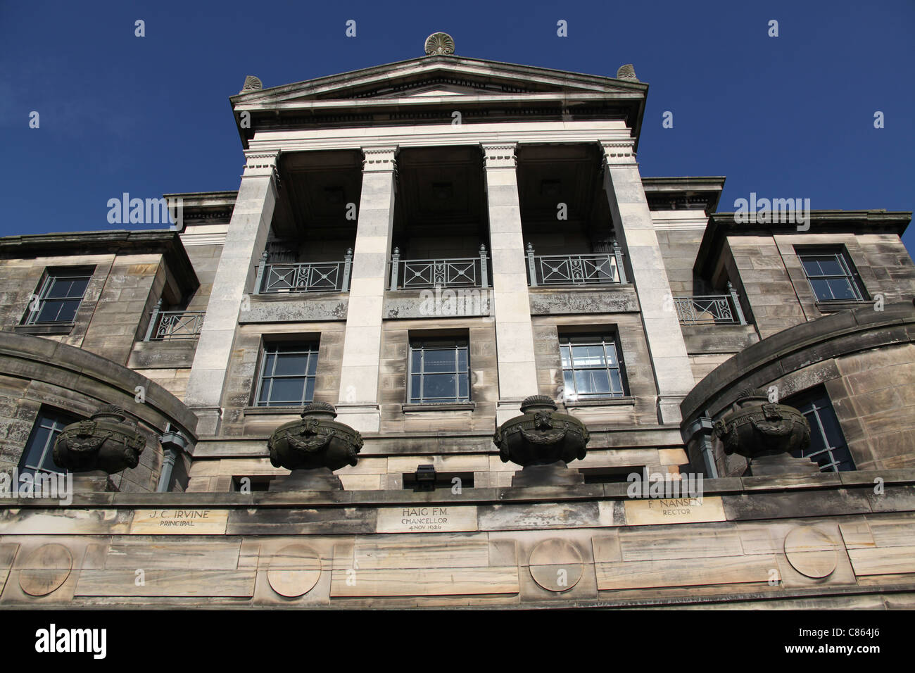 Stadt von Str. Andrews, Schottland. Universität von Str. Andrews Musikzentrum in jüngeren Hall. Stockfoto