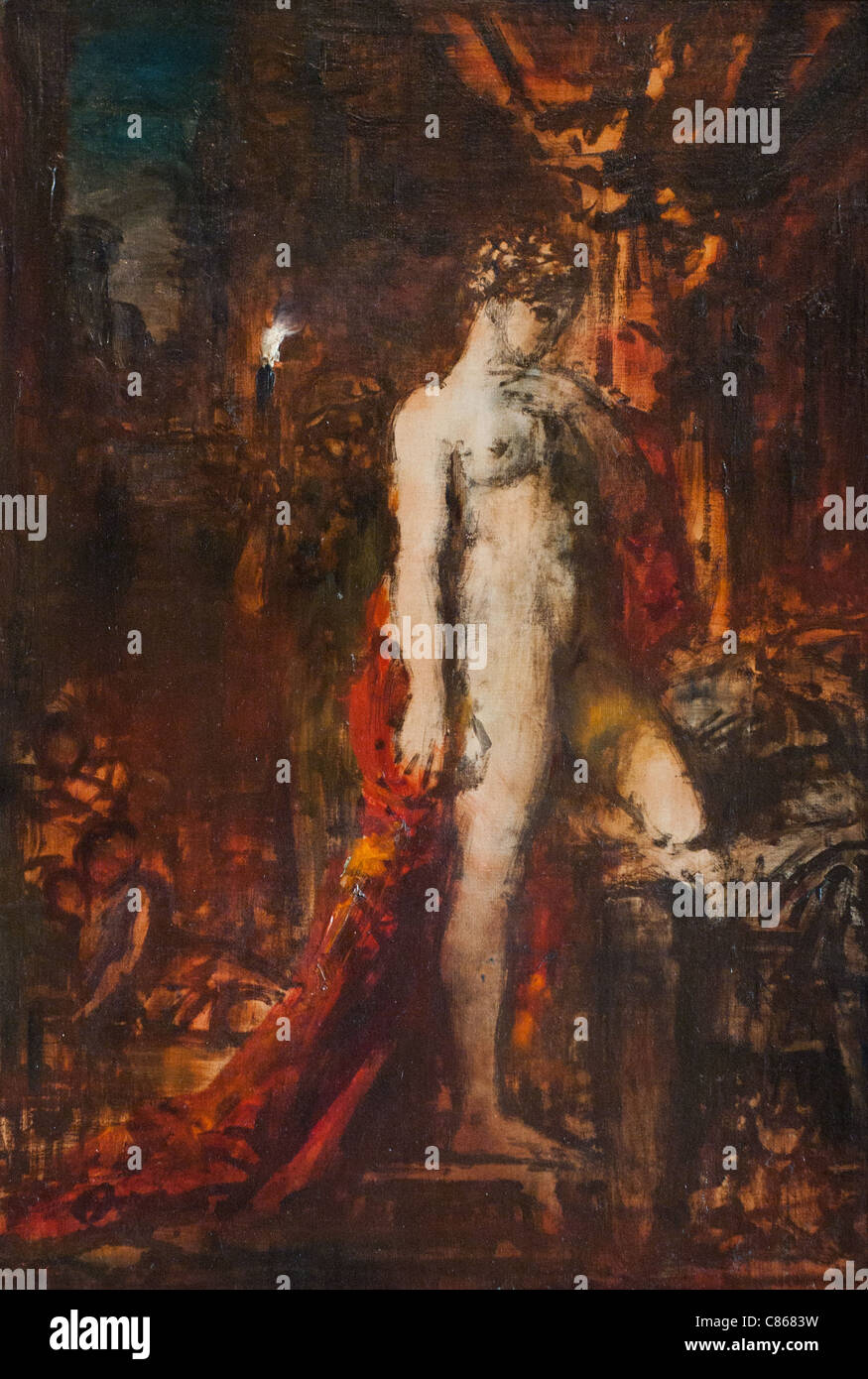 Gustave Moreau Méssaline Gustave Moreau Museum - Paris Stockfoto