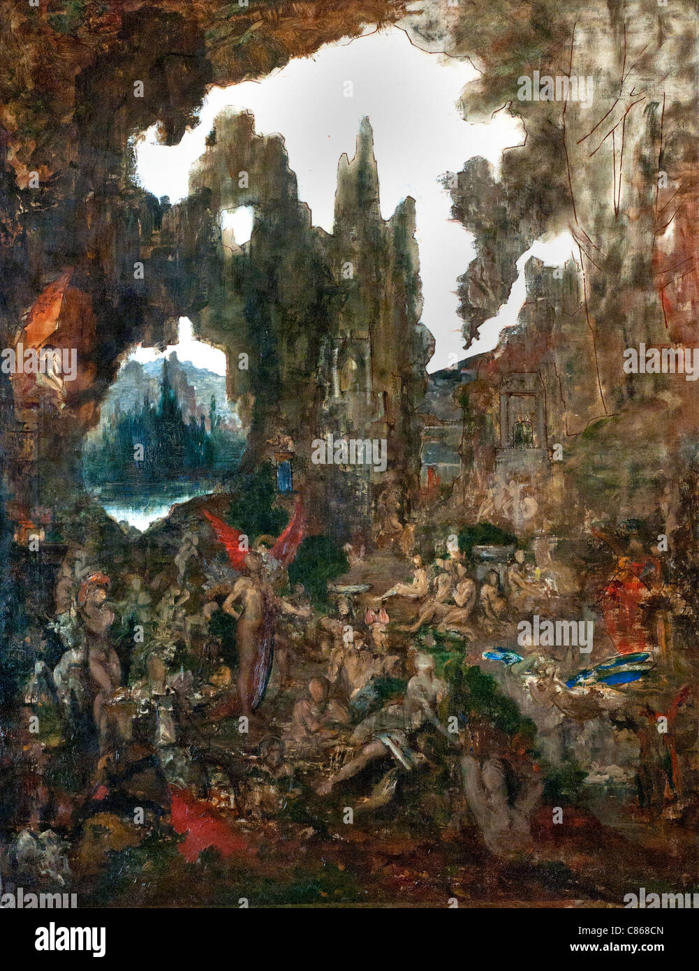 Gustave Moreau Les Chimères Gustave Moreau Museum - Paris Stockfoto