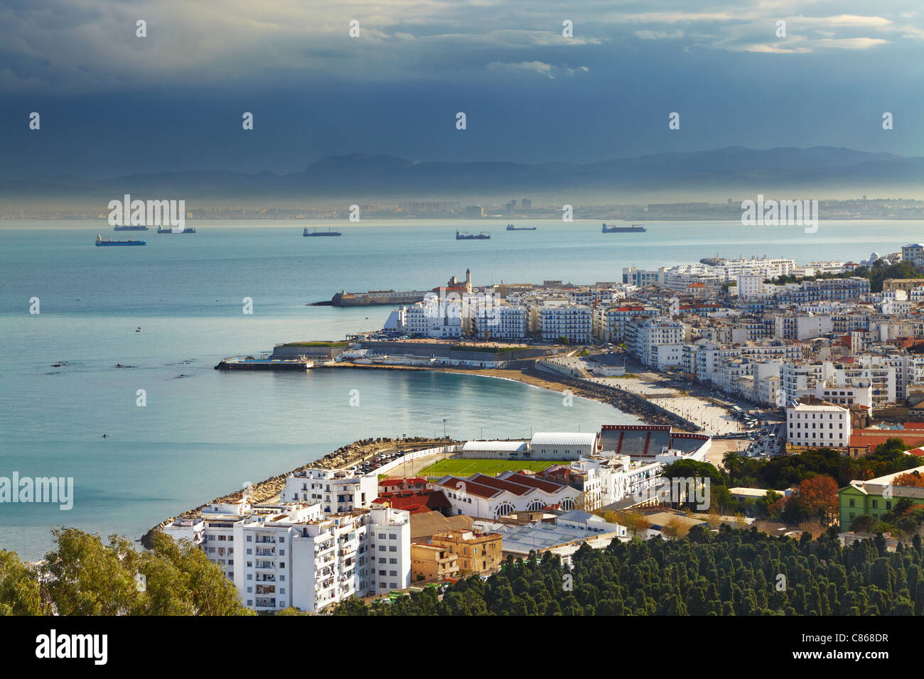 Algier, der Hauptstadt von Algerien, Nord-Afrika Stockfoto