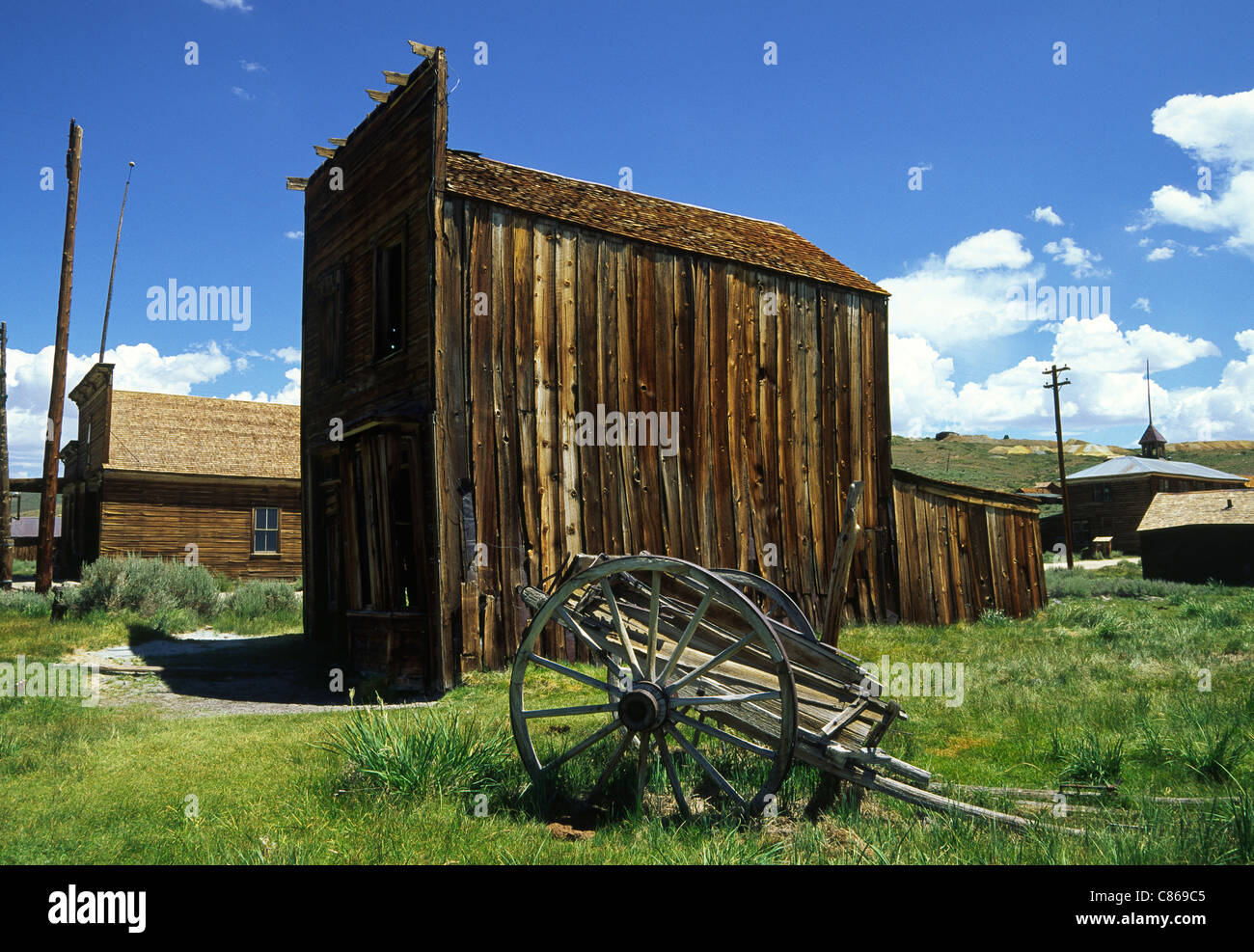 Geisterstadt Bodie, Kalifornien Stockfoto