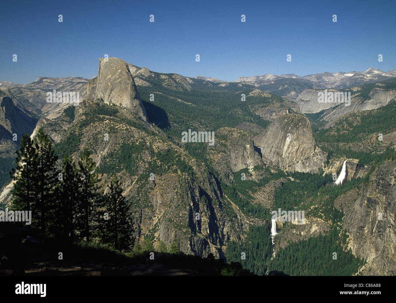 Half Dome, Yosemite-Nationalpark Stockfoto
