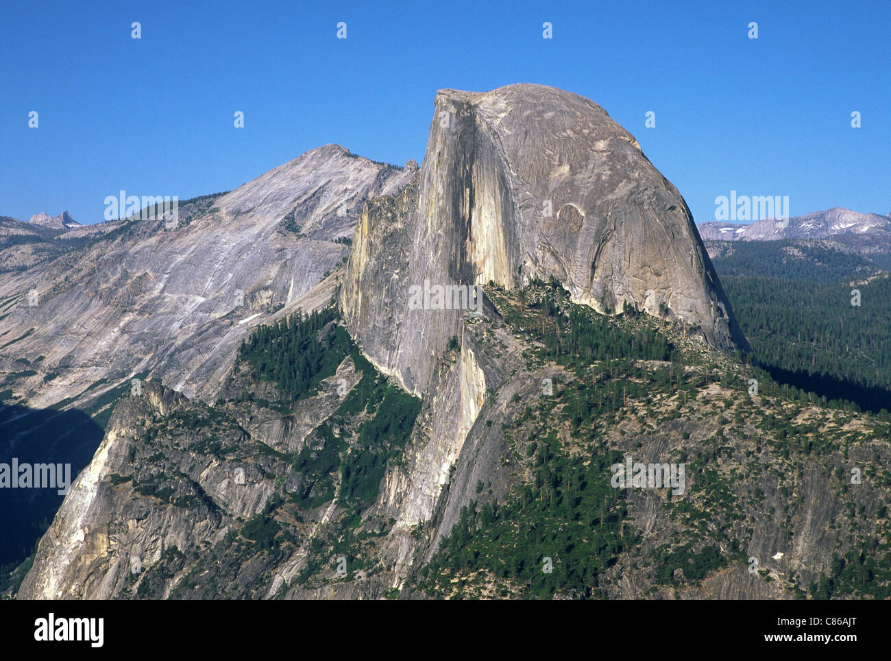 Half Dome, Yosemite-Nationalpark Stockfoto