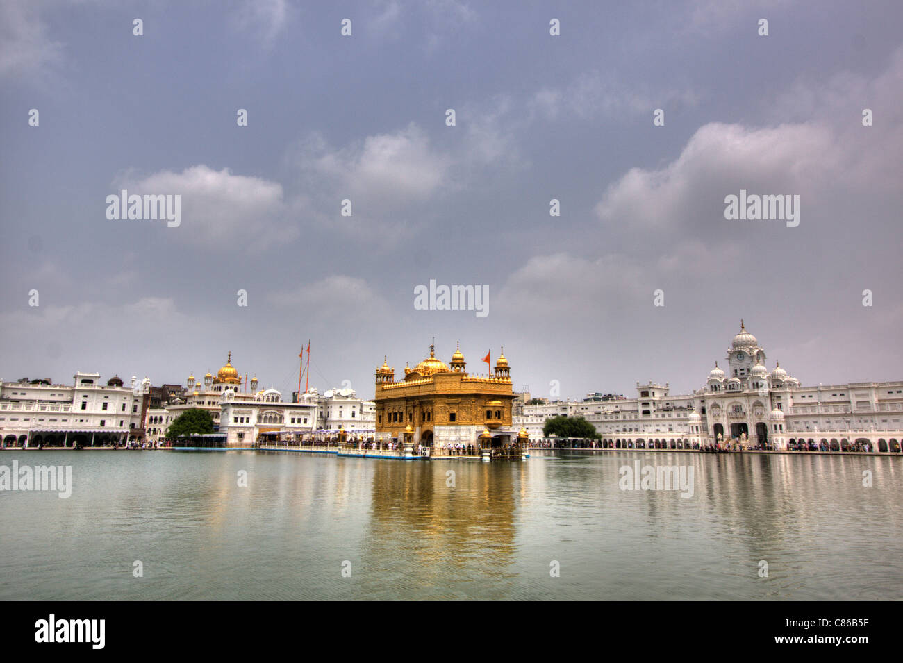 Den Sikh goldenen Tempel in Amritsar, Indien Stockfoto