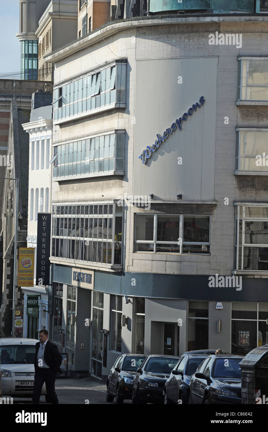 Ausgehen Kneipe West Street Brighton UK Stockfoto