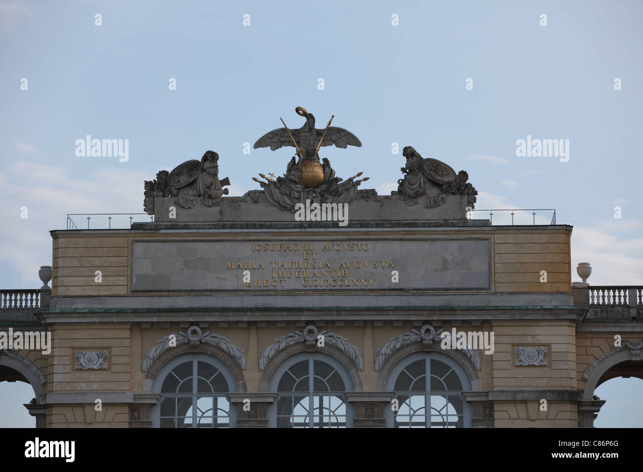 Gloriette, Schloss Schönbrunn, Wien, Österreich Stockfoto