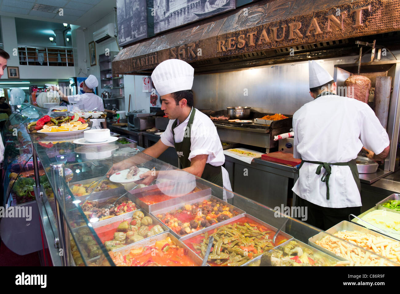 Tarihi Sar Locantasi Restaurant, Istanbul, Türkei Stockfoto
