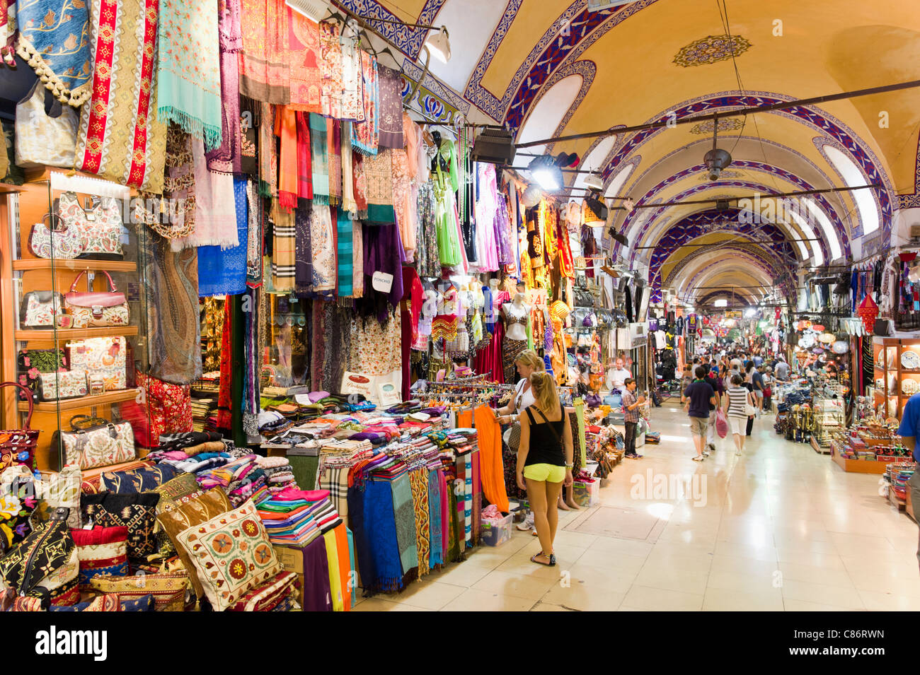 Der große Basar, Istanbul, Türkei Stockfotografie Alamy