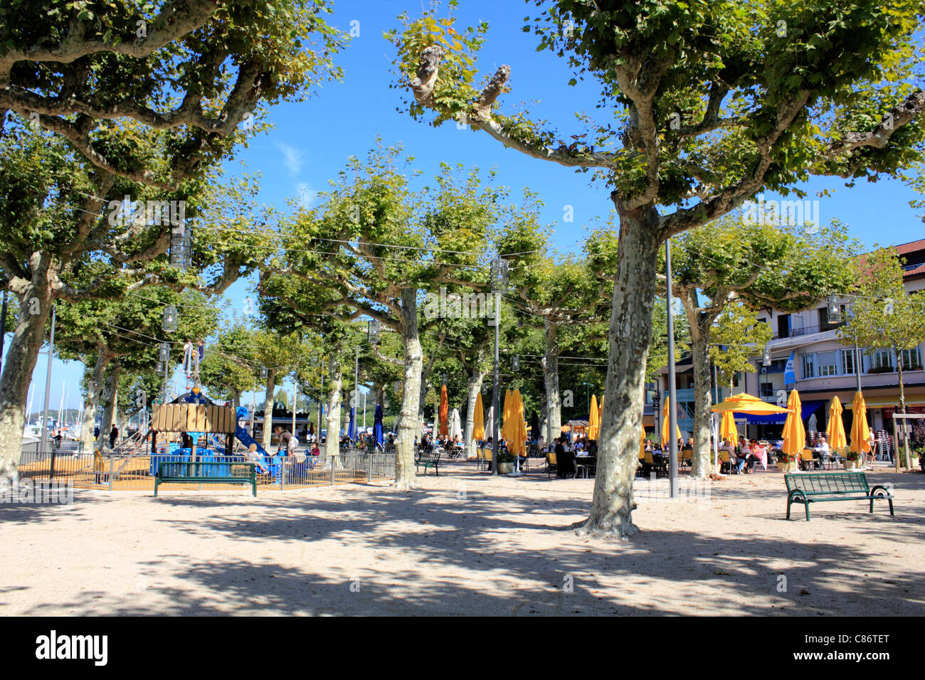 Thonon-Les-Bains, Lac Leman (Genfer See) Haute-Savoie, Frankreich Stockfoto