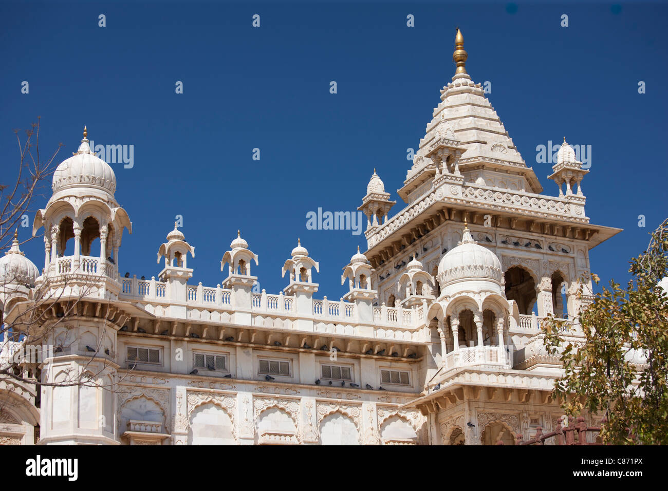 Jaswant Thada, der Maharaja von Jodhpur Memorial, erbaut 1906 in Jodhpur in Rajasthan, Nordindien Stockfoto