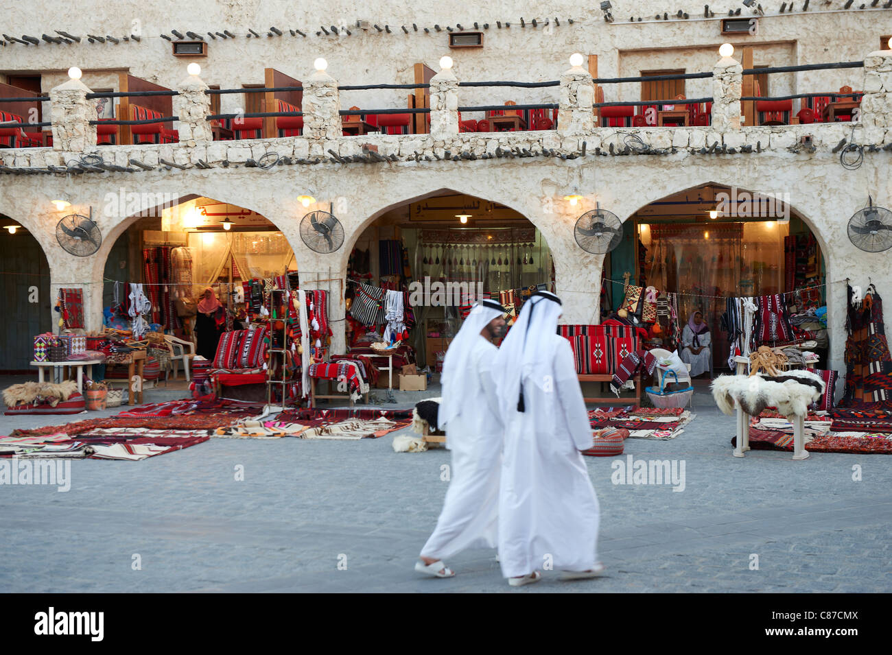 Souq Waqif Doha Katar Nahost Stockfoto