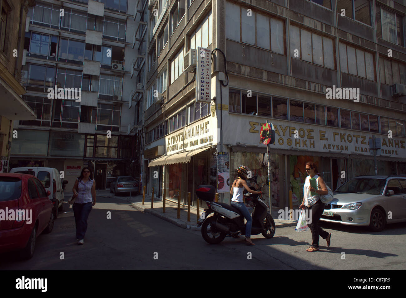 Die Innenstadt von Thessaloniki Griechenland Stockfoto