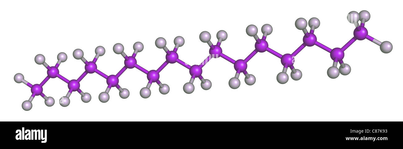 Molekül aus Teflon Stockfoto