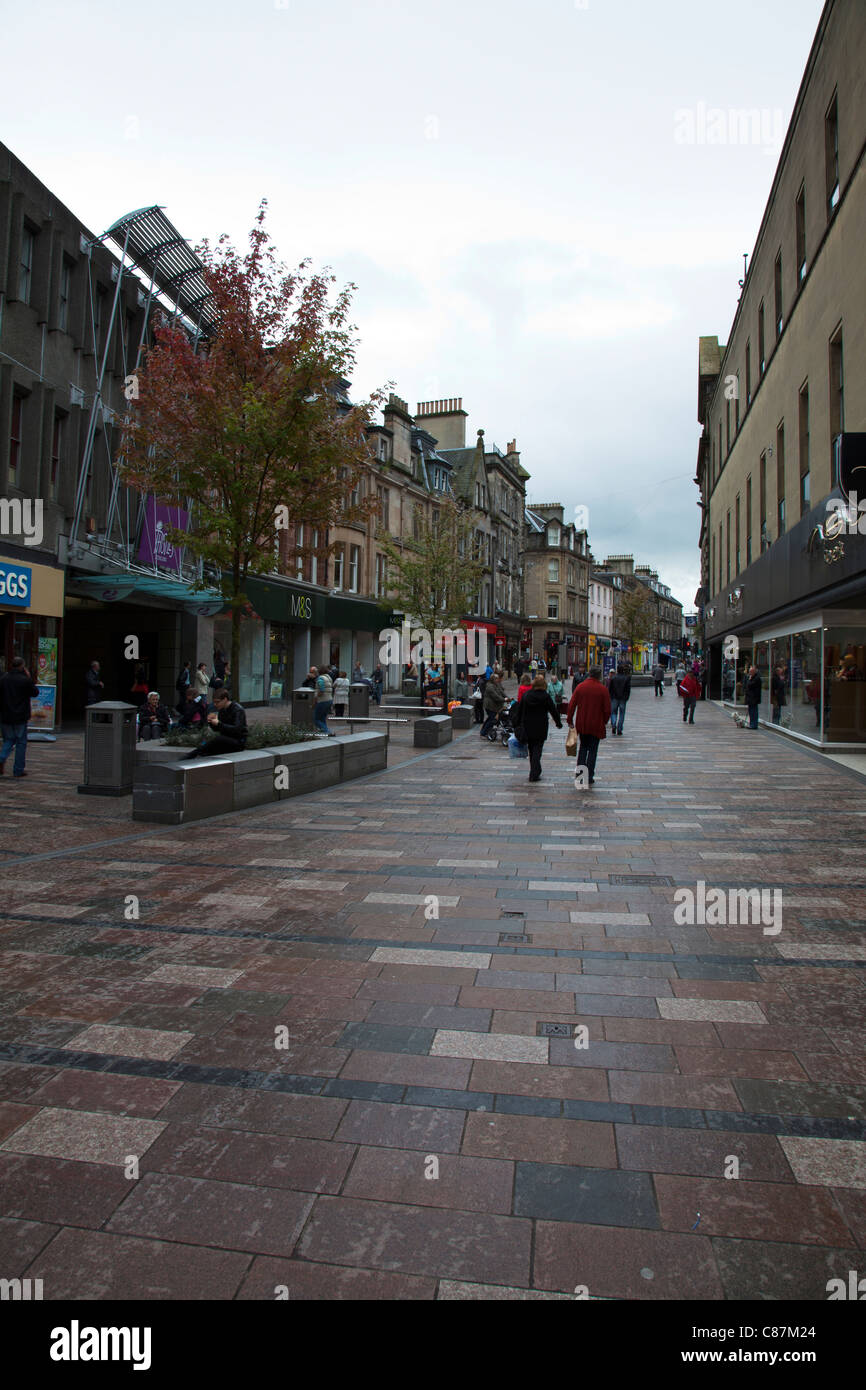 Stirling, Schottland, verkehrsberuhigten Shopping Center, center, draußen Stockfoto