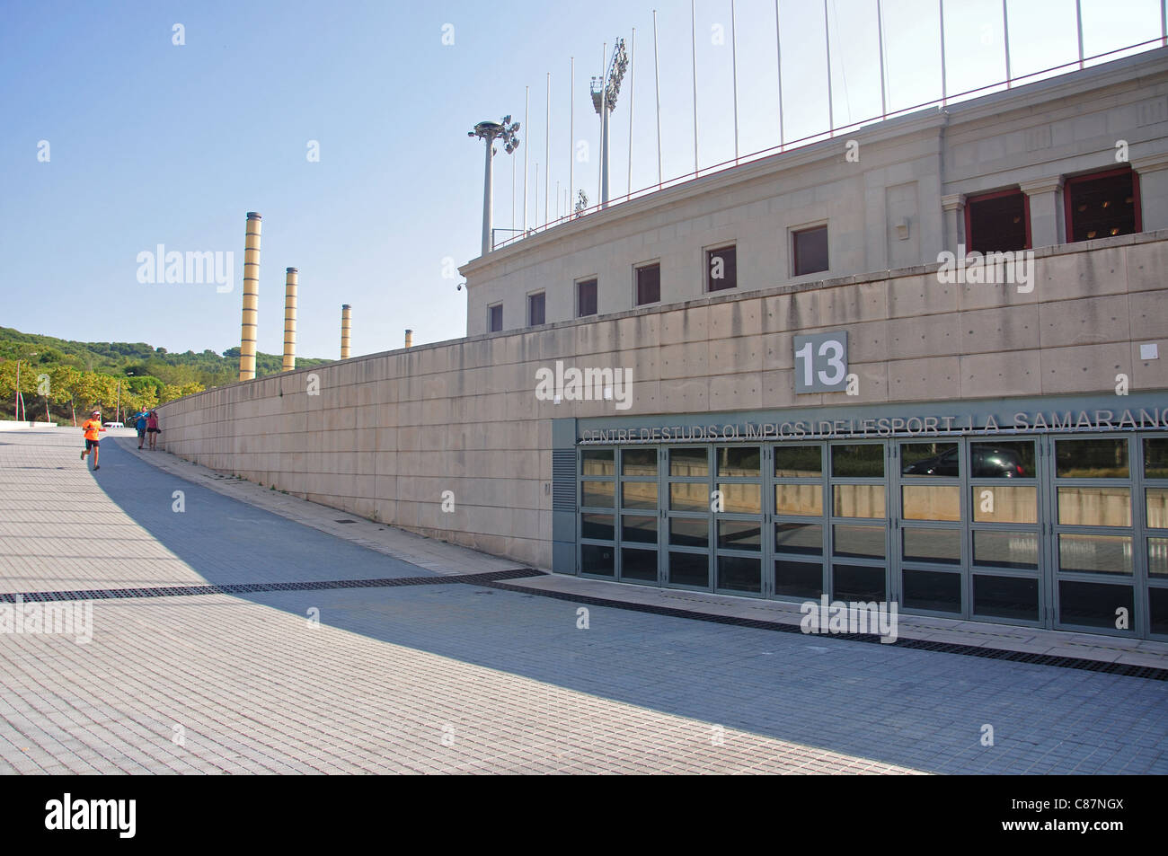 Estadi Olímpic de Montjuïc (Olympiastadion), Montjuïc, Barcelona, Provinz Barcelona, Katalonien, Spanien Stockfoto