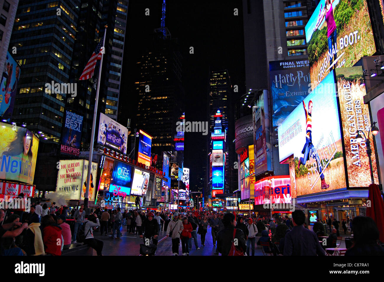 Der Times Square, New York City Stockfoto