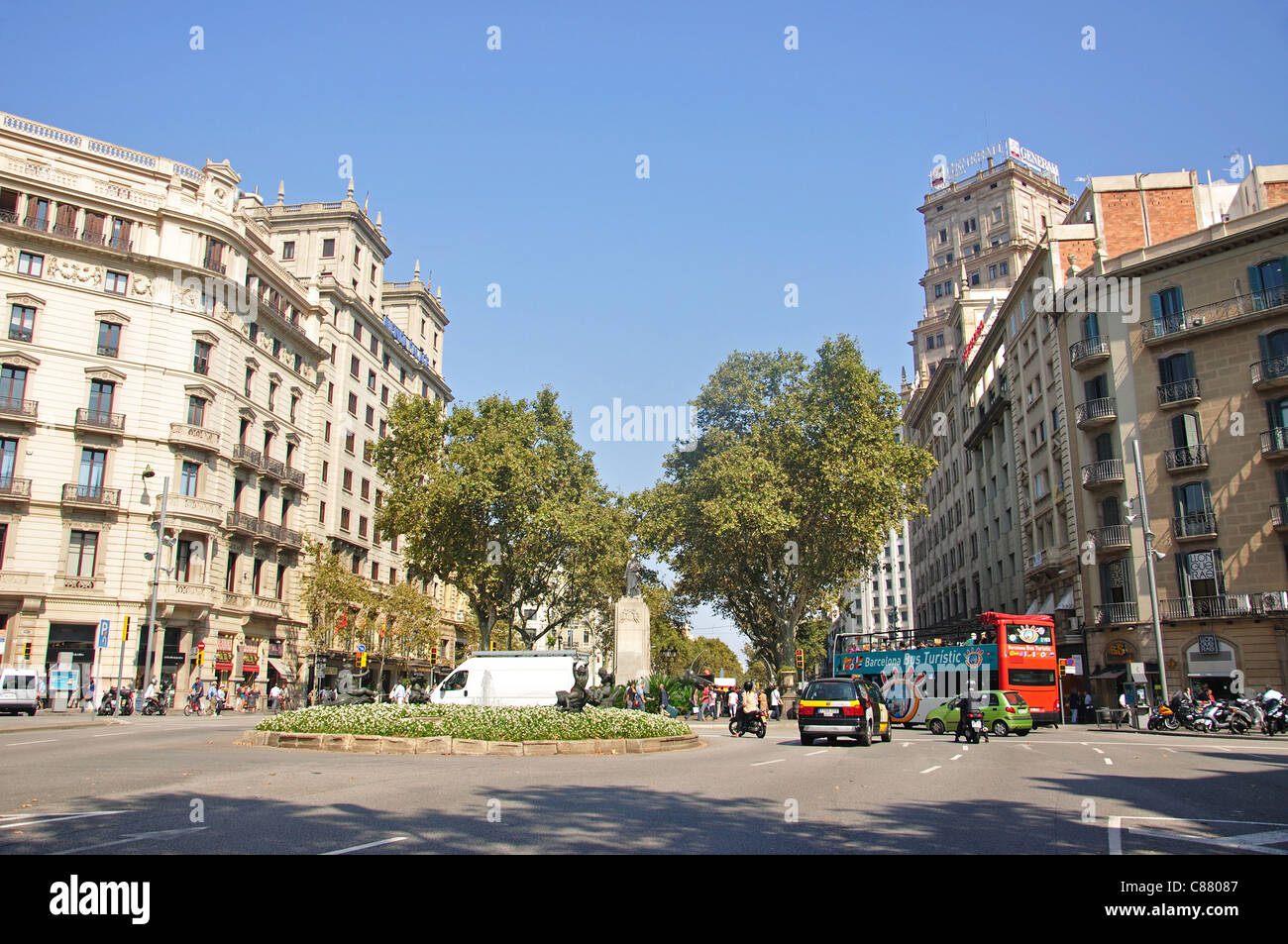 Rambla Catalunya, Barcelona, Provinz Barcelona, Katalonien, Spanien Stockfoto