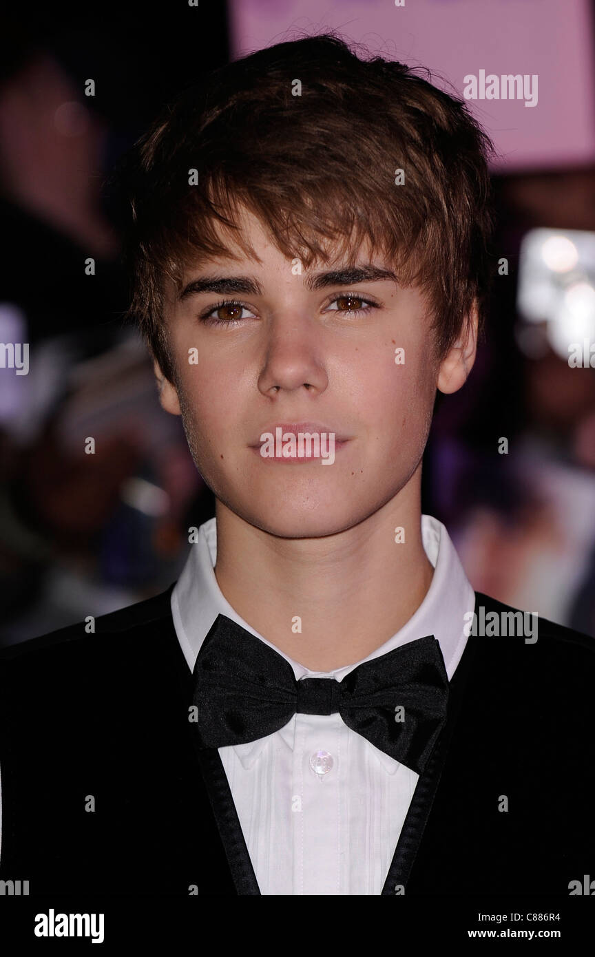 Justin Bieber 2011 - Bild Copyright Celebrity Spotlight Stockfoto