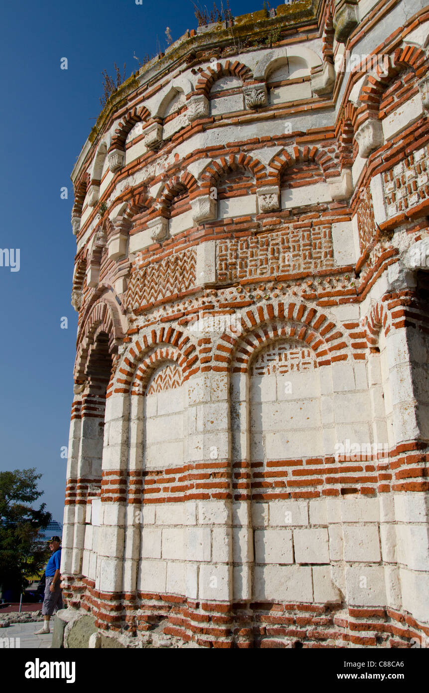 Bulgarien, Nessebar (aka Nessebar oder Nessebar). St. John Aliturgetos (ungeheiligten) Kirche. Stockfoto