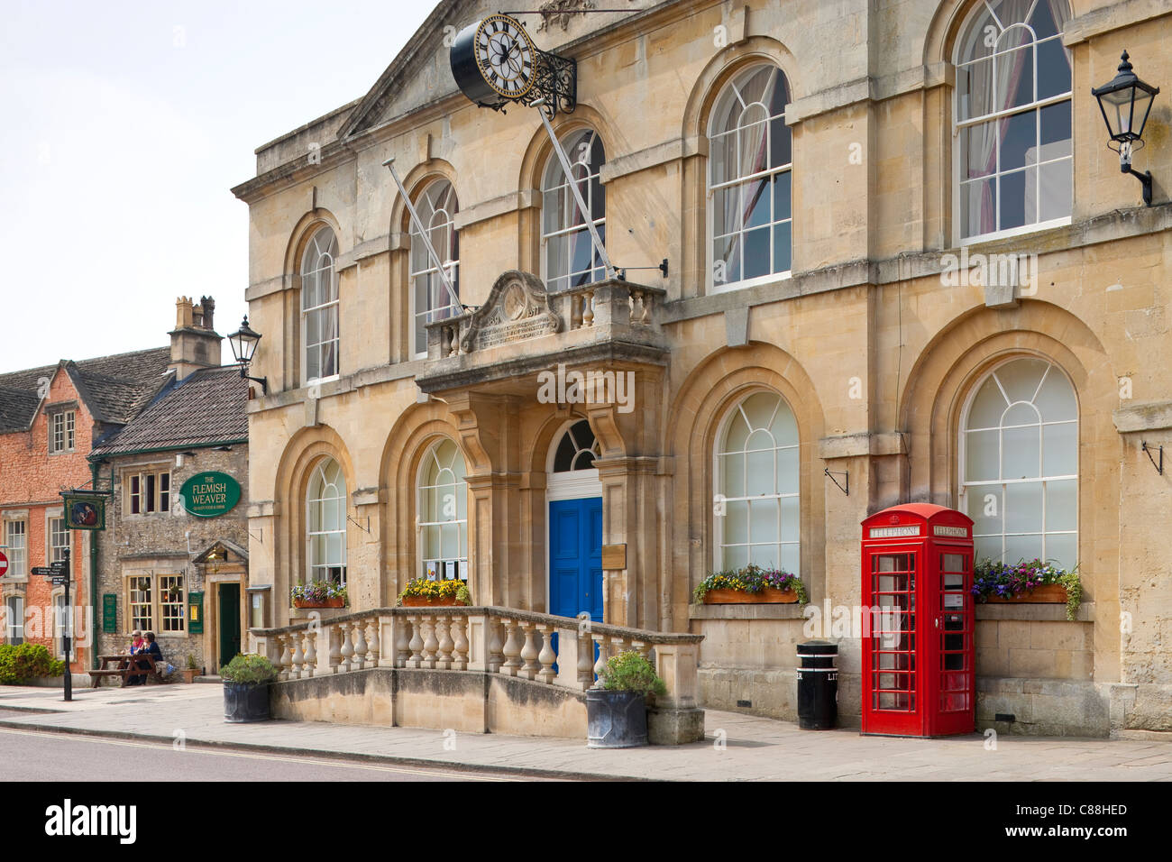 Rathaus Corsham Wiltshire England Stockfoto