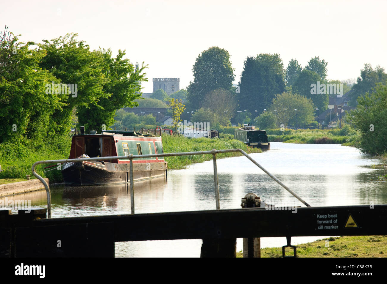 Kennet und Avon Kanal großes Bedwyn-Wiltshire England Stockfoto