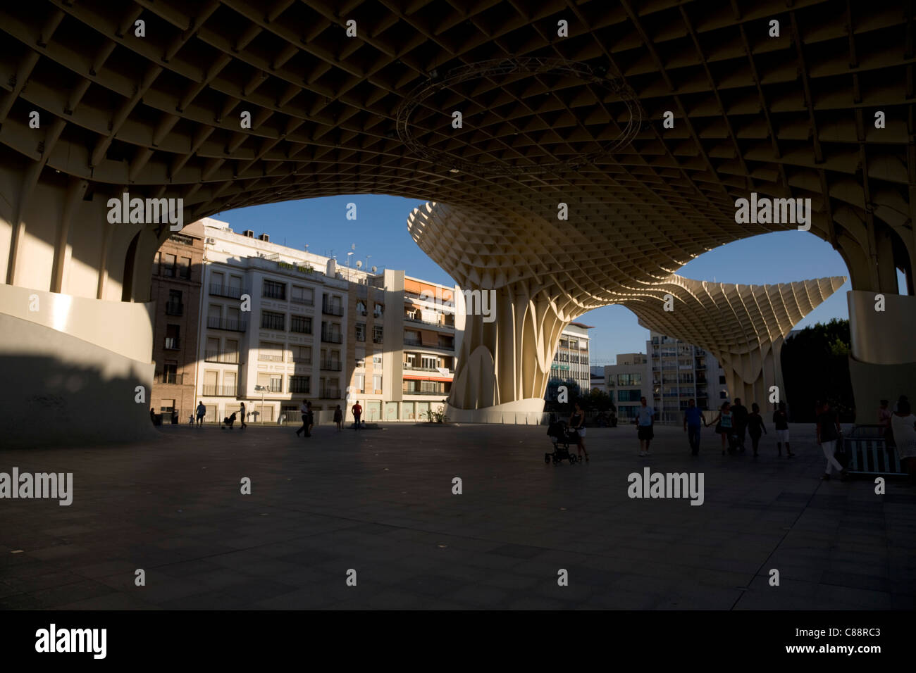 Metropol Parasol Skulptur von Jürgen Mayer-Hermann. Sevilla Spanien Stockfoto