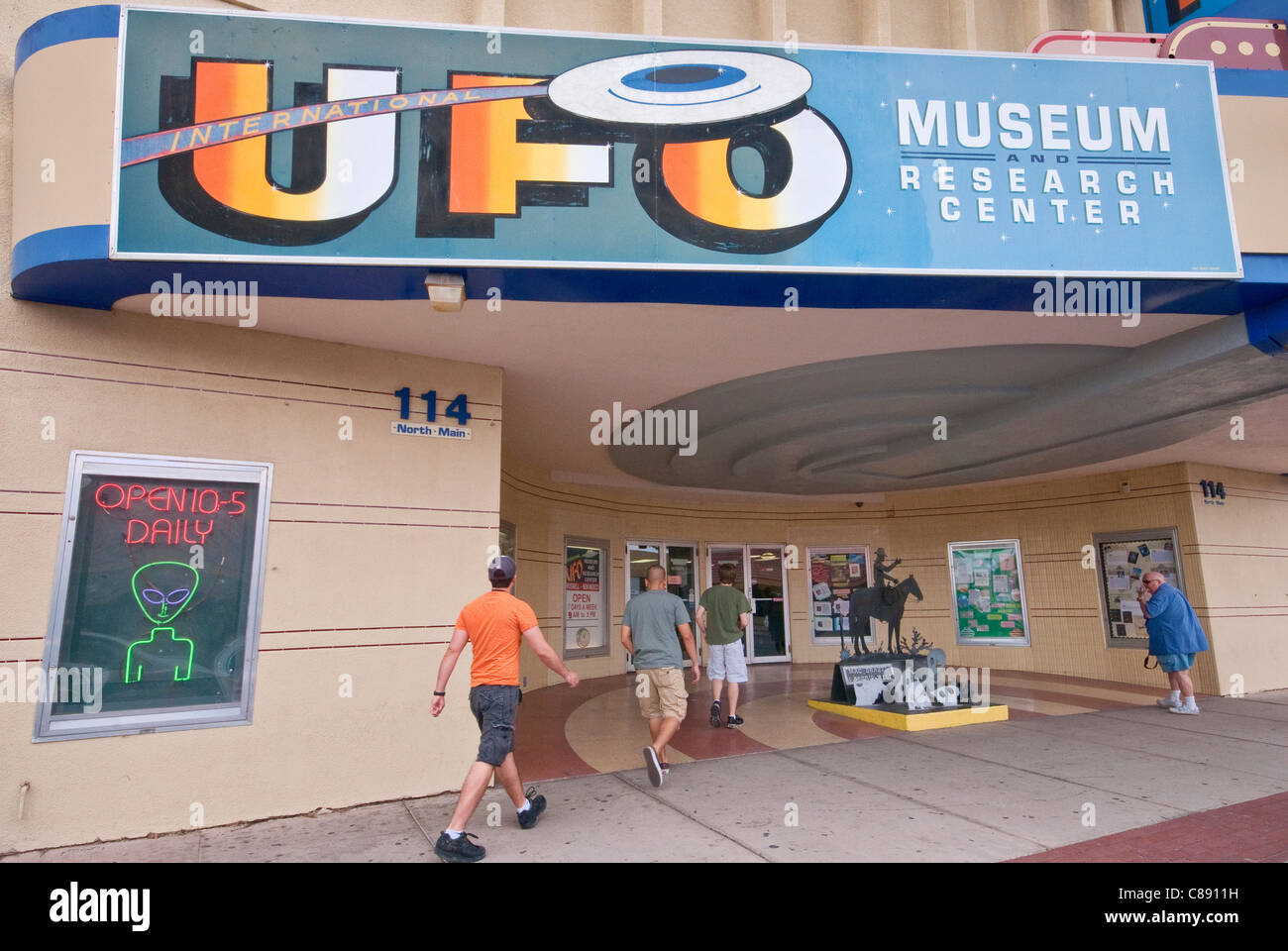 UFO-Museum in Roswell, New Mexico, USA Stockfoto