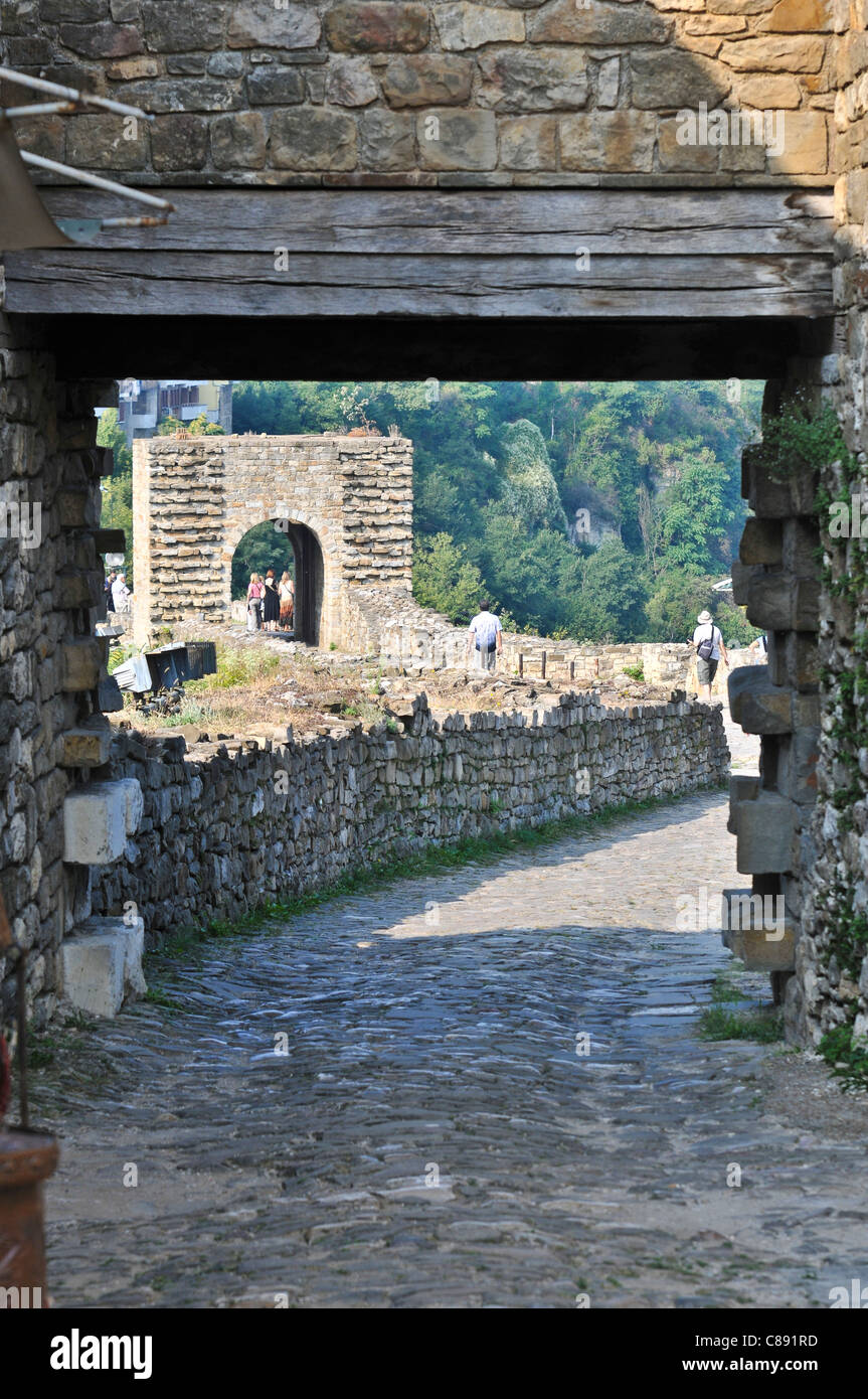 Mittelalterliche Festung Zarewez in Veliko Tarnovo, Bulgarien Stockfoto