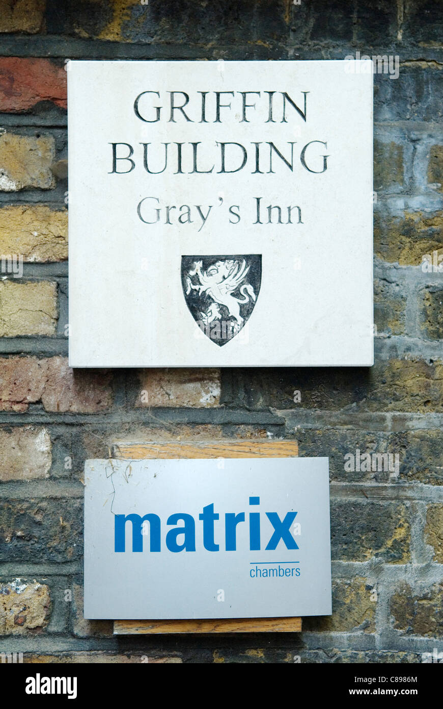 Matrix Chambers Griffin Gebäude Grays Grays Inn London UK HOMER SYKES Stockfoto