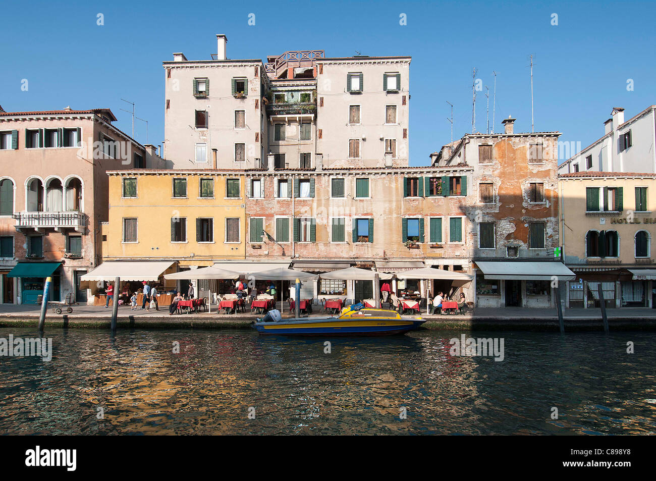 Das hebräische Ghetto in Venedig Stockfoto