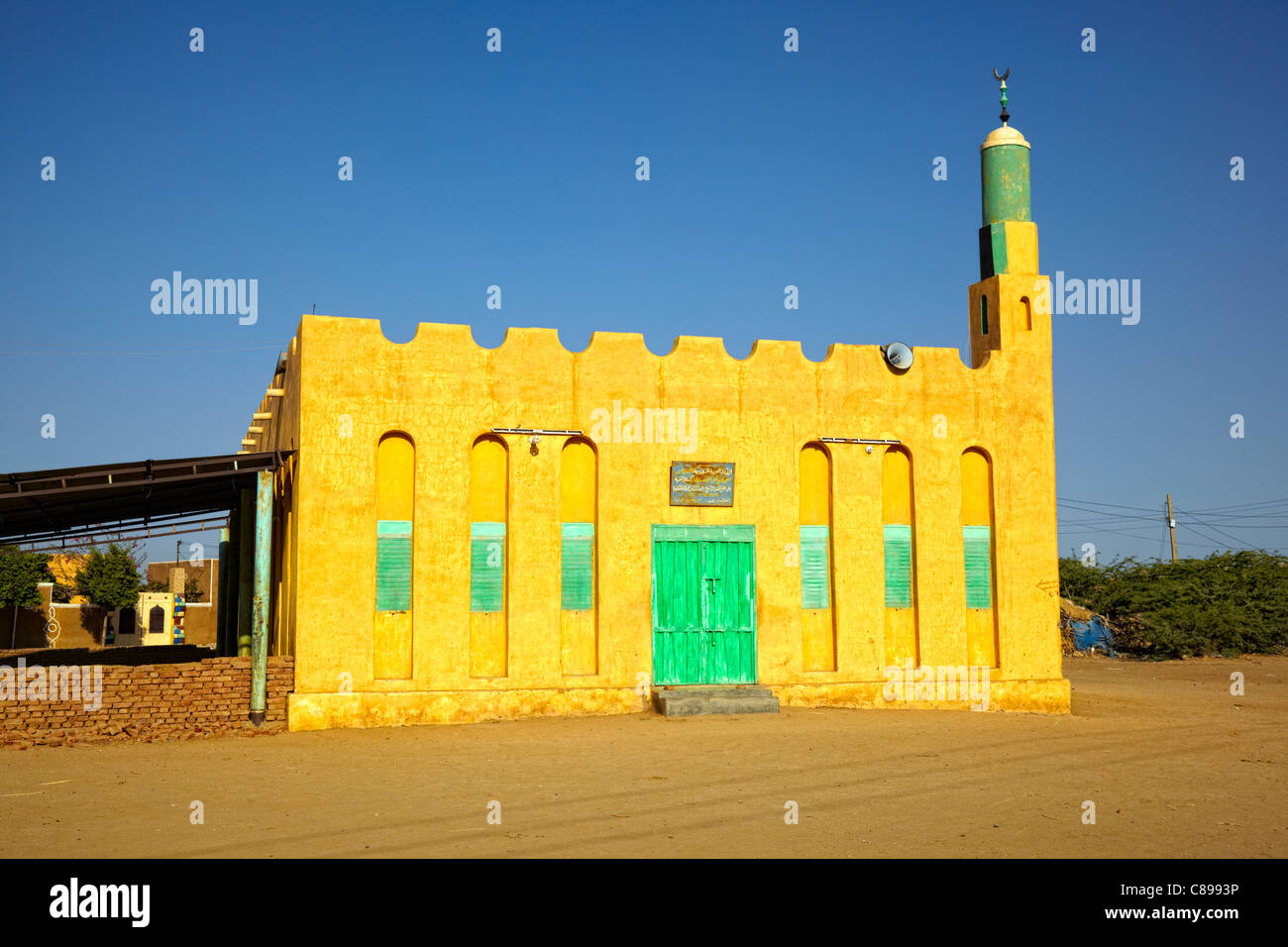 Moschee in Kassala, Nord-Sudan, Afrika Stockfoto