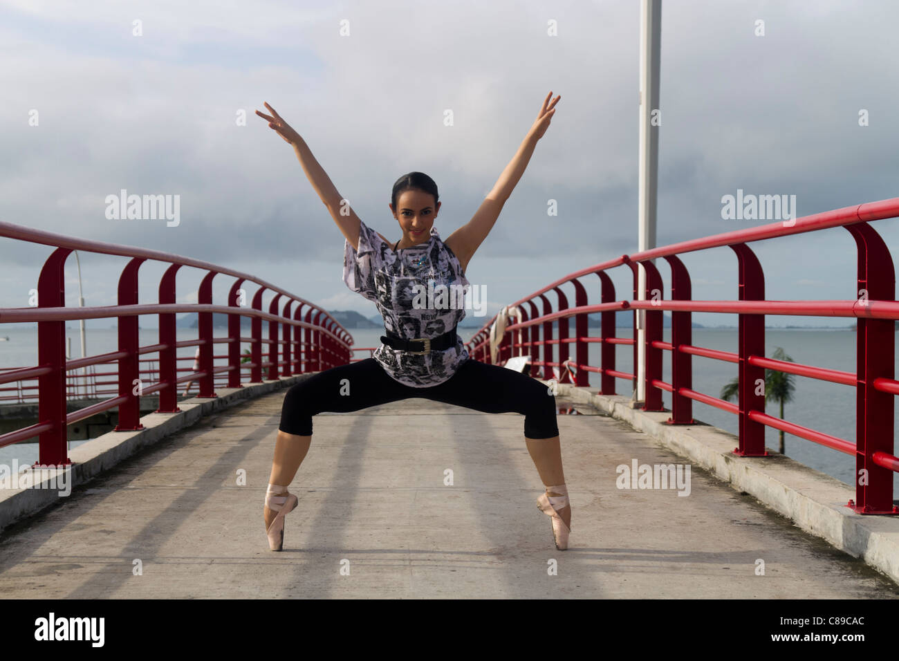 Städtische Ballett. Panama City, Republik von Panama, Mittelamerika Stockfoto