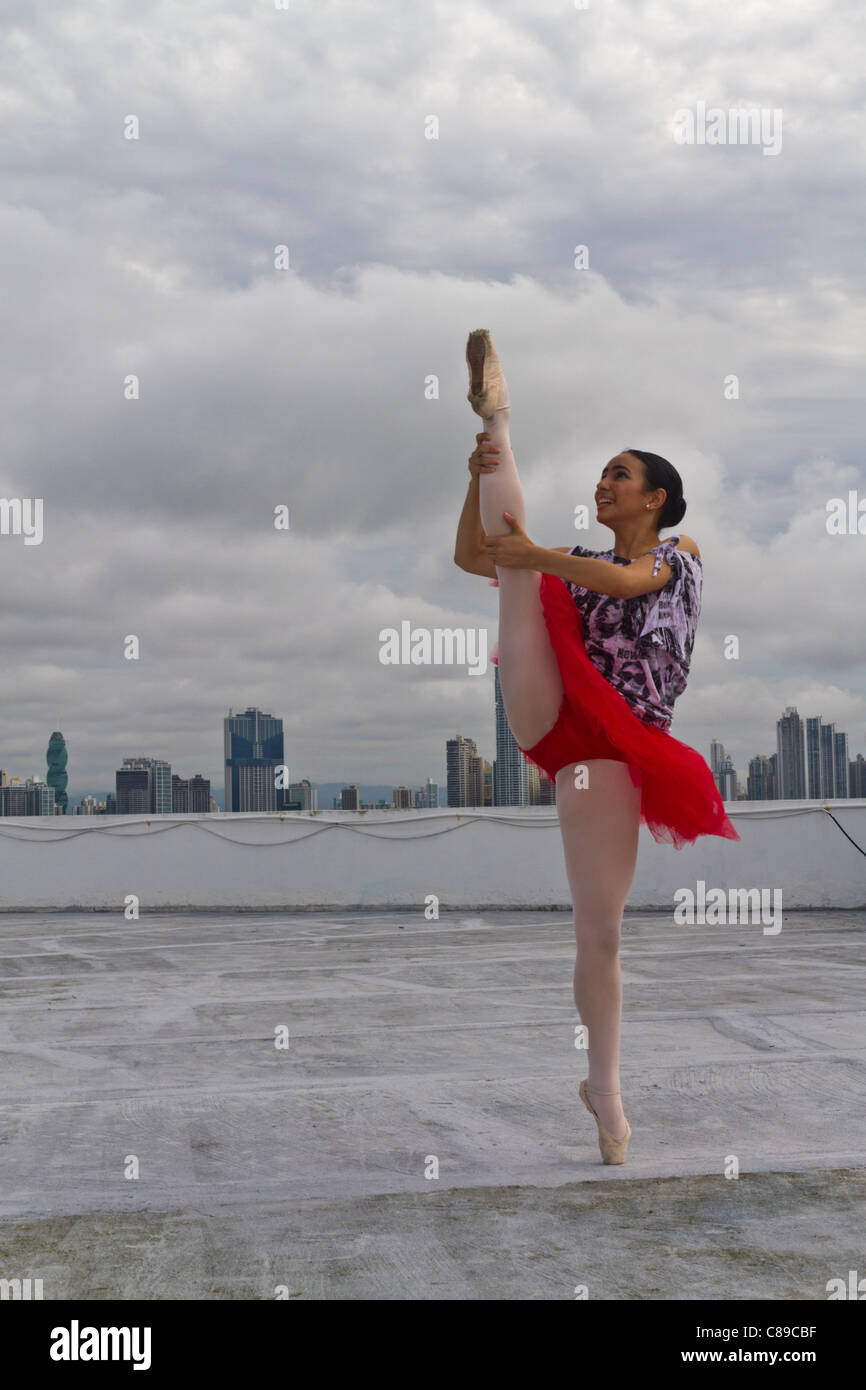 Städtische Ballett. Panama City, Republik von Panama, Mittelamerika Stockfoto