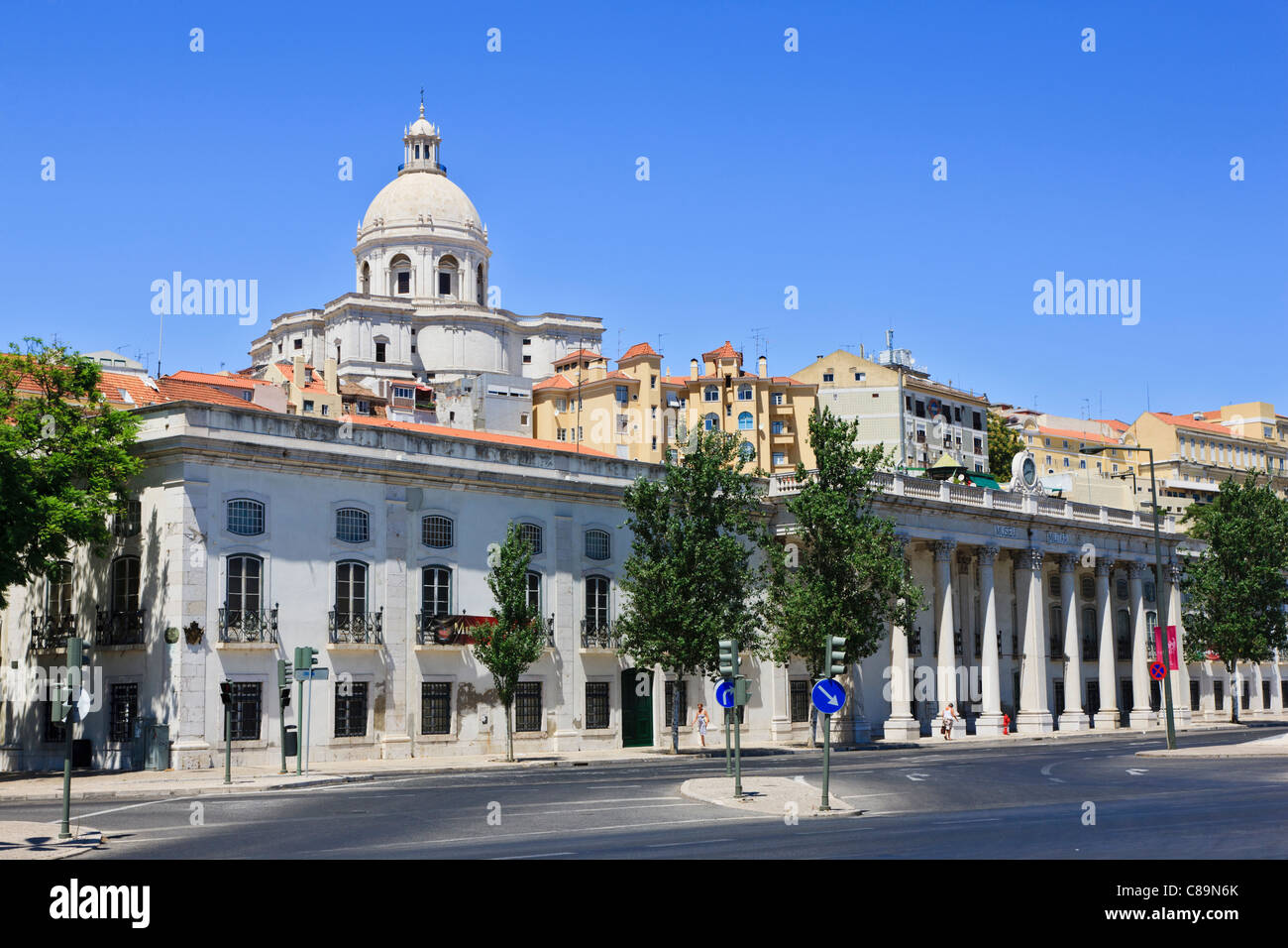 Europa, Portugal, Lissabon, Alfama, Ansicht der Kirche von São Vicente de Fora Stockfoto