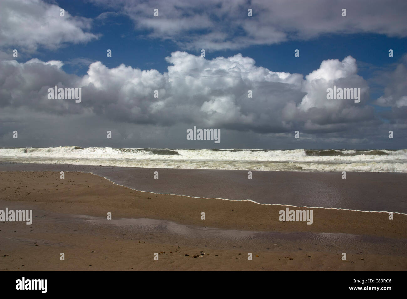 Dänemark, Vrist, Blick auf Nordseeküste Stockfoto