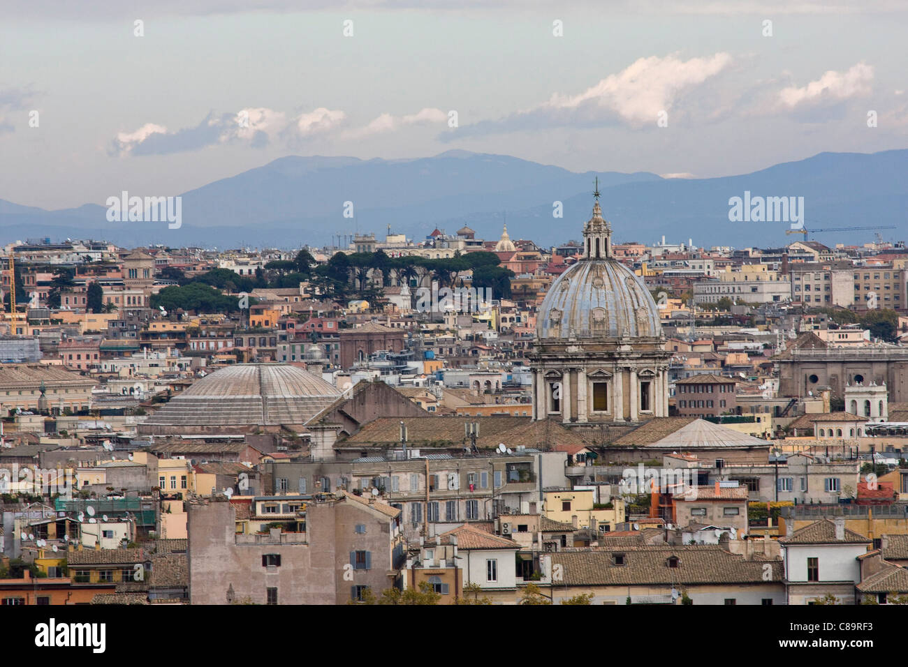Italien, Rom, Aussicht auf Stadt Stockfoto