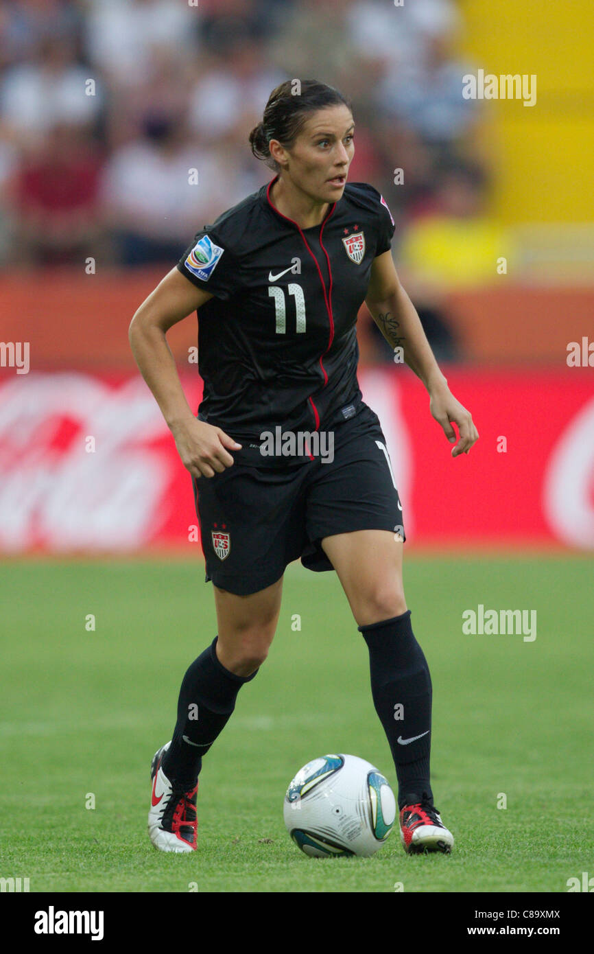 Alex Krieger der Vereinigten Staaten in Aktion während einer FIFA Frauen WM Viertelfinale Spiel gegen Brasilien. Stockfoto