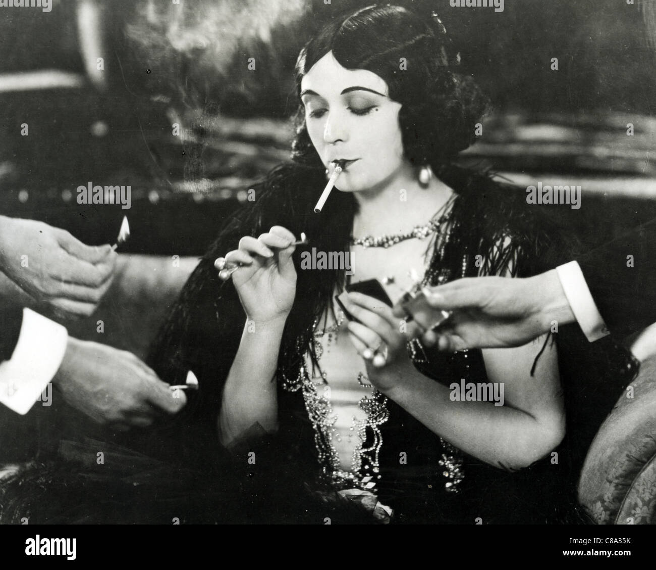 POLA NEGRI (1897-1987) Polen geborenen Schauspielerin, ein Star des Stummfilms in Hollywood wurde Stockfoto