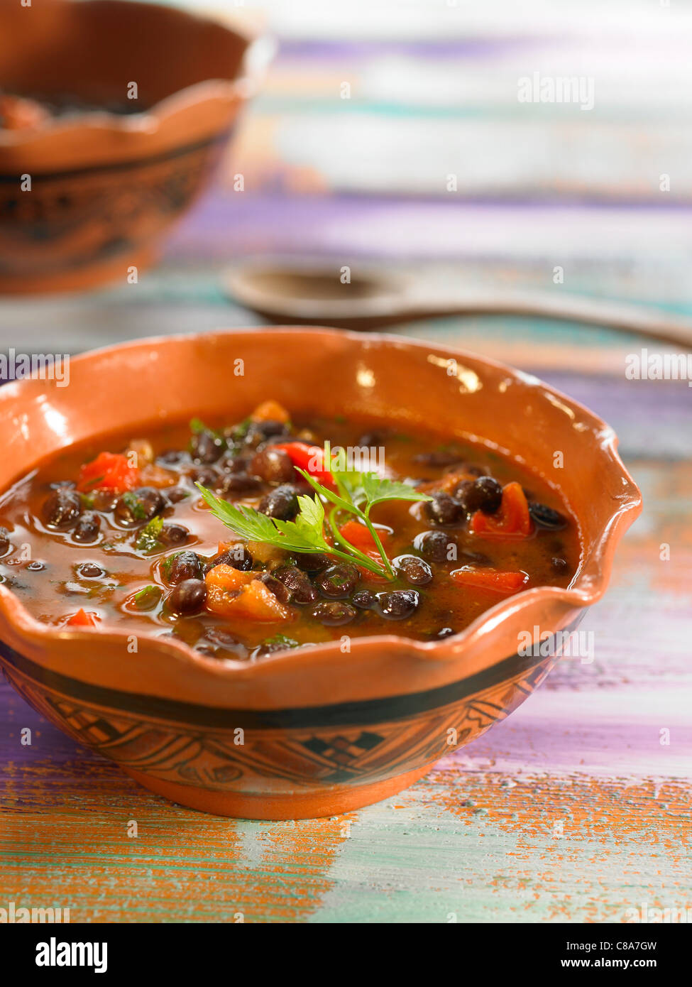 Bohnensuppe schwarze bohne -Fotos und -Bildmaterial in hoher Auflösung ...