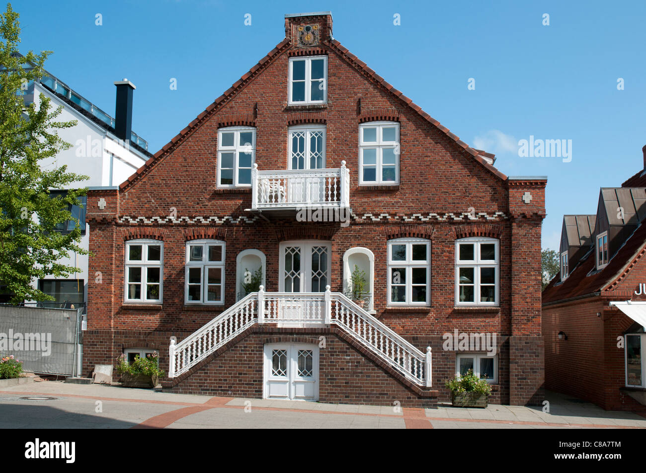 Friesische Haus, Wyk auf Föhr, Nordfriesischen Inseln, Friesland, Schleswig-Holstein, Deutschland, Nordeuropa Stockfoto