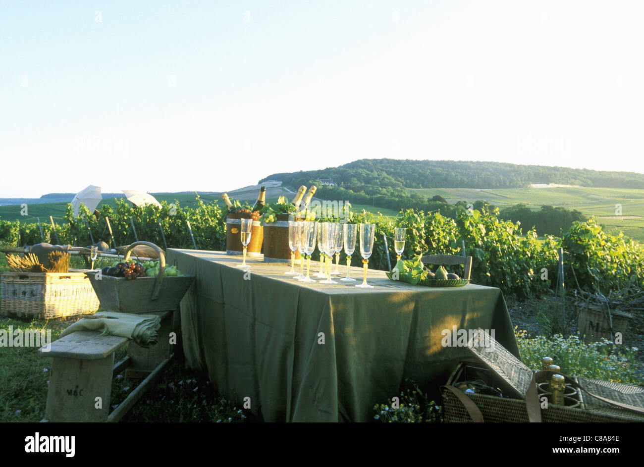 Open-Air-buffet Stockfoto