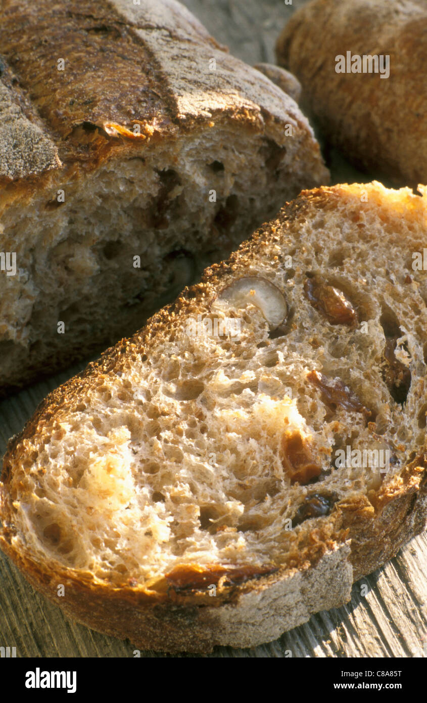 Nussbrot Stockfoto