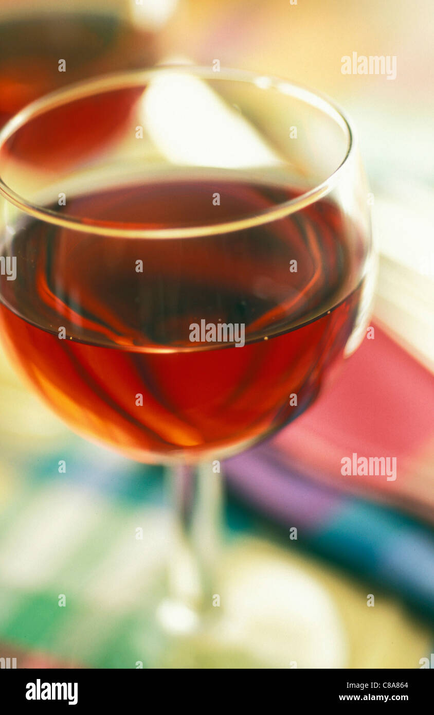 Kir Wein aperitif Stockfoto