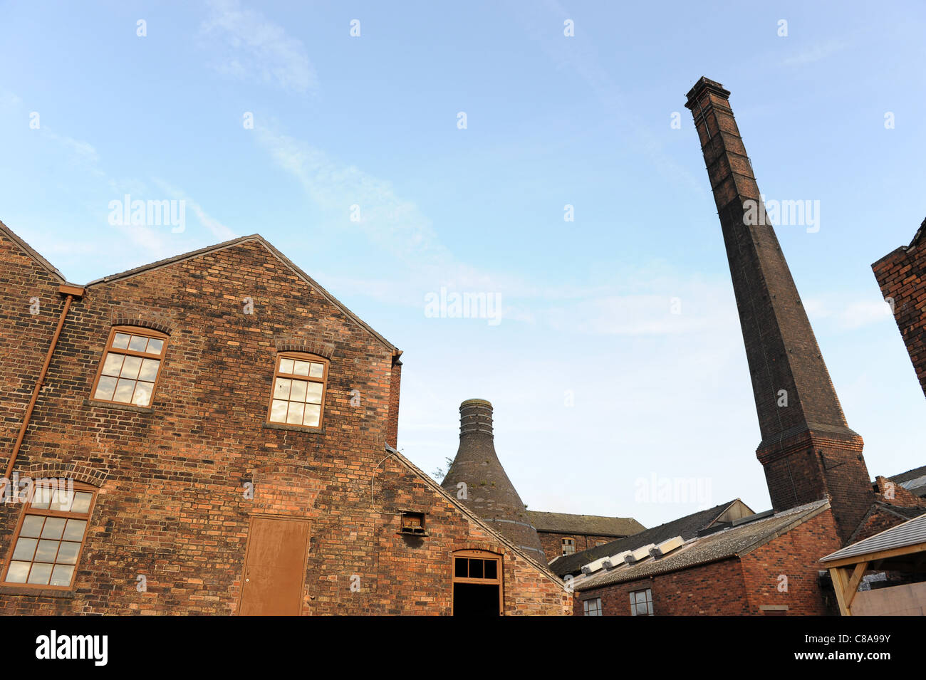 Middleport Keramik arbeitet Burgess Dorling & Leigh Ltd Burleigh Burslem Stoke-on-Trent Uk Stockfoto