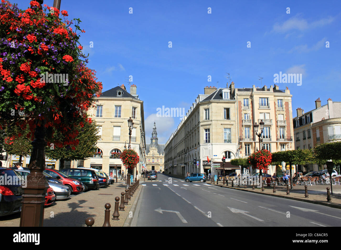 Reims Champagne Frankreich Stockfoto