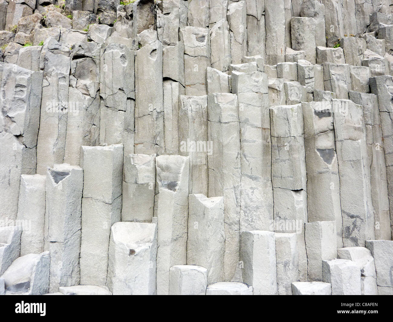 Basalt Bildung Küsten Riff Stockfoto