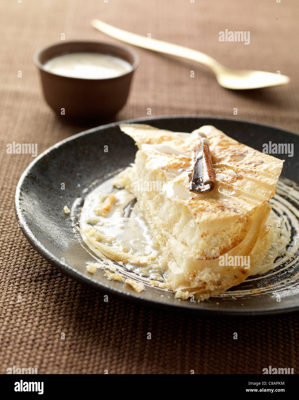 Milch-Pastilla Stockfoto