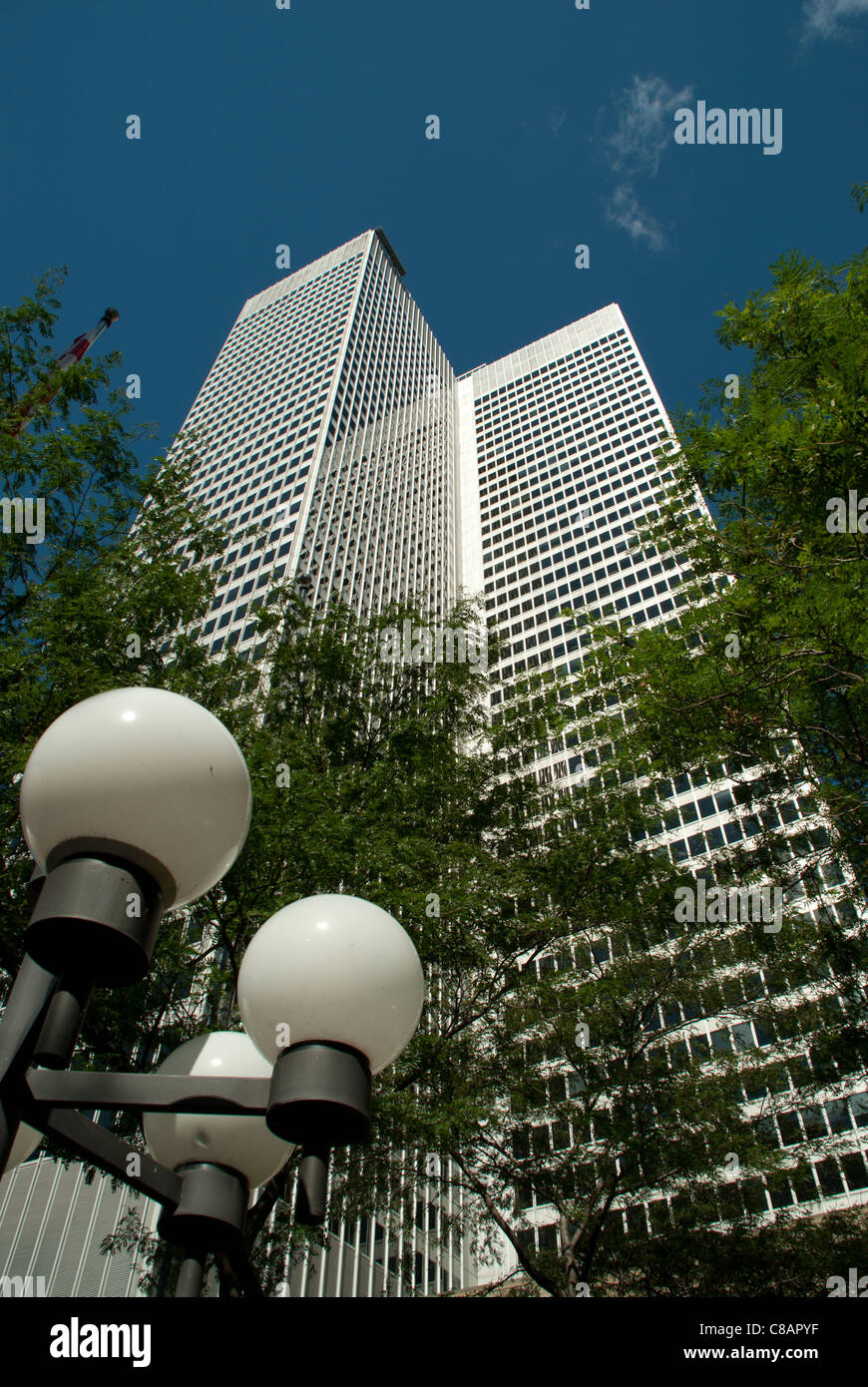 Setzen Sie Ville Marie, Montreal das höchste Gebäude in der Innenstadt, Quebec, Kanada Stockfoto
